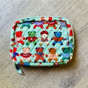 Vera Bradley Bear Print Tech Travel Bag